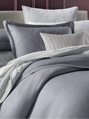 Hotel Collection Linen/Modal Blend 3-Pc. Comforter Set, Full/Queen